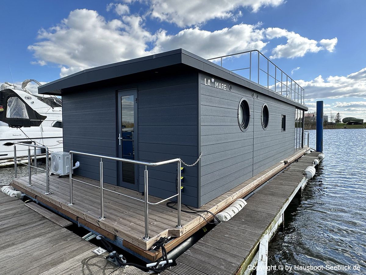 Hausboot Seeblick, Außenansicht Hausboot Seeblick, Außenansicht